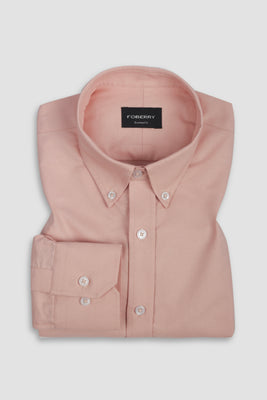 Pastel Peach Oxford Shirt