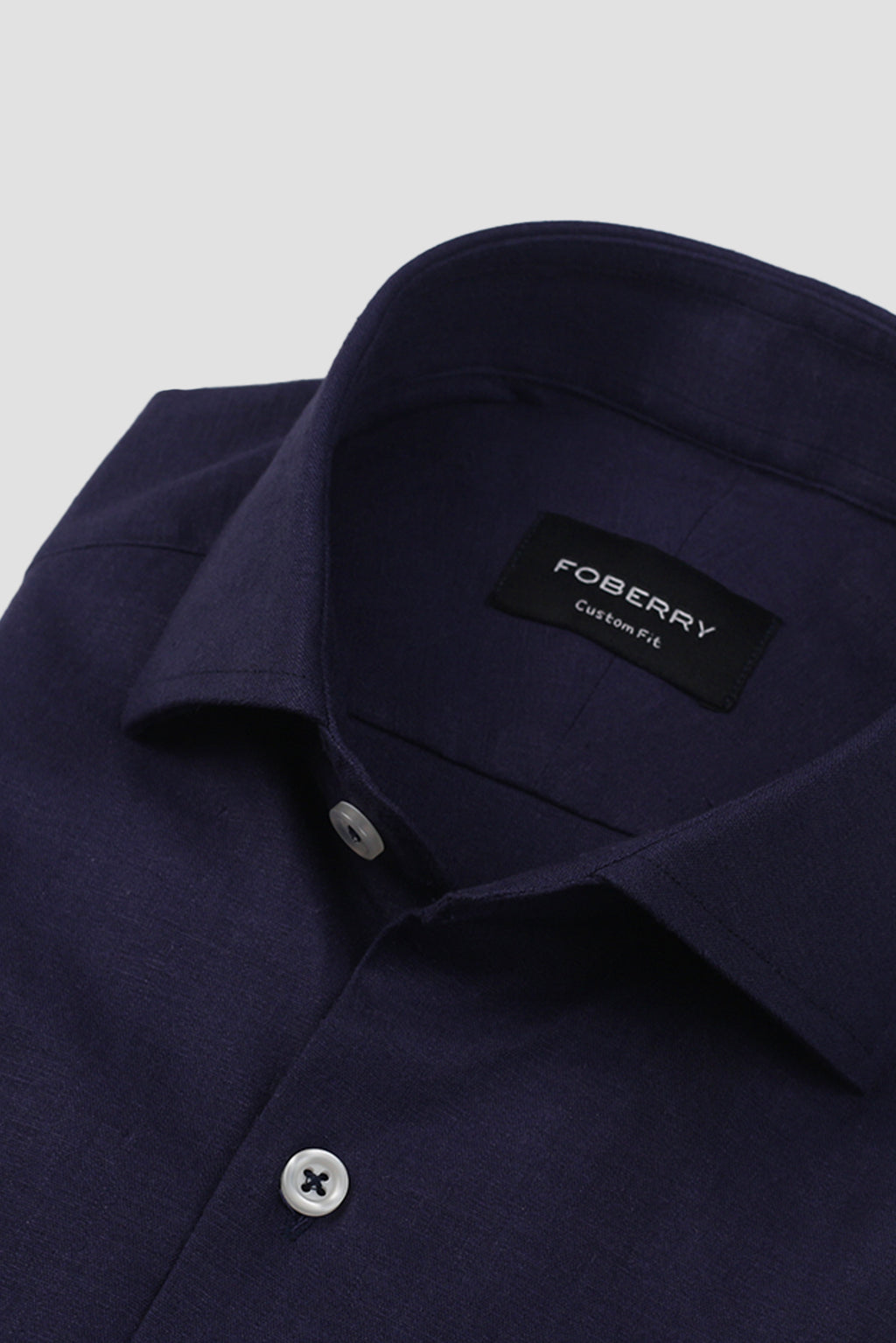 Purple Indigo Irish Linen Shirt