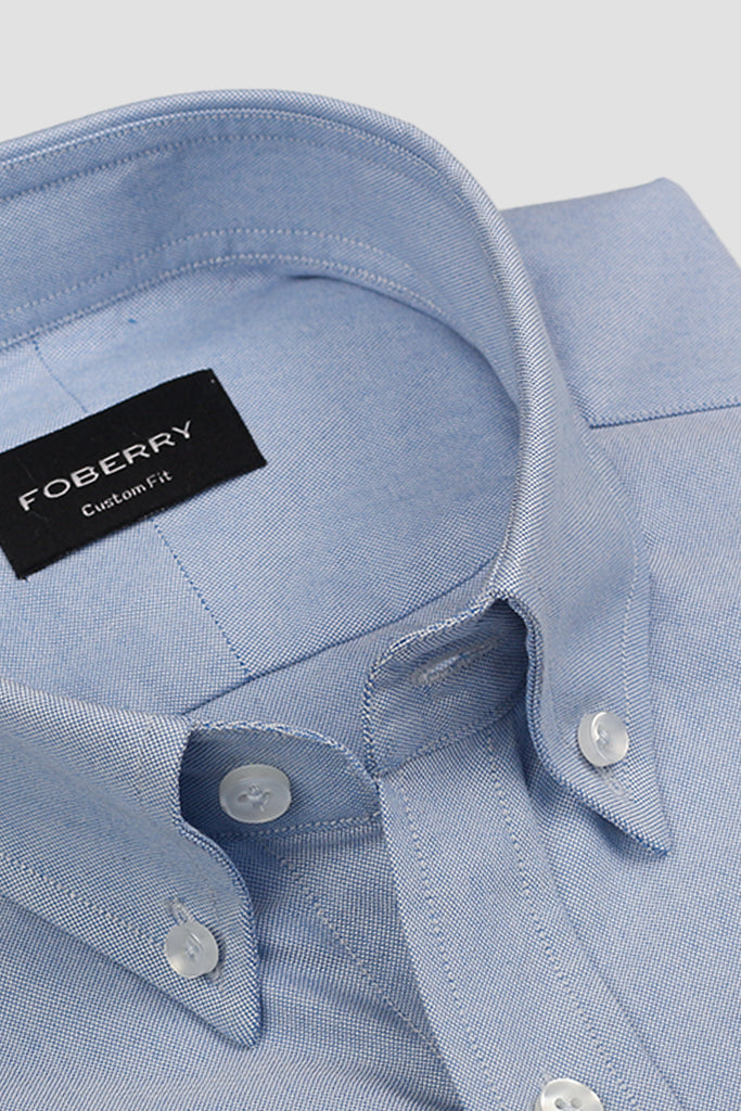Soft Sky Blue Oxford Shirt