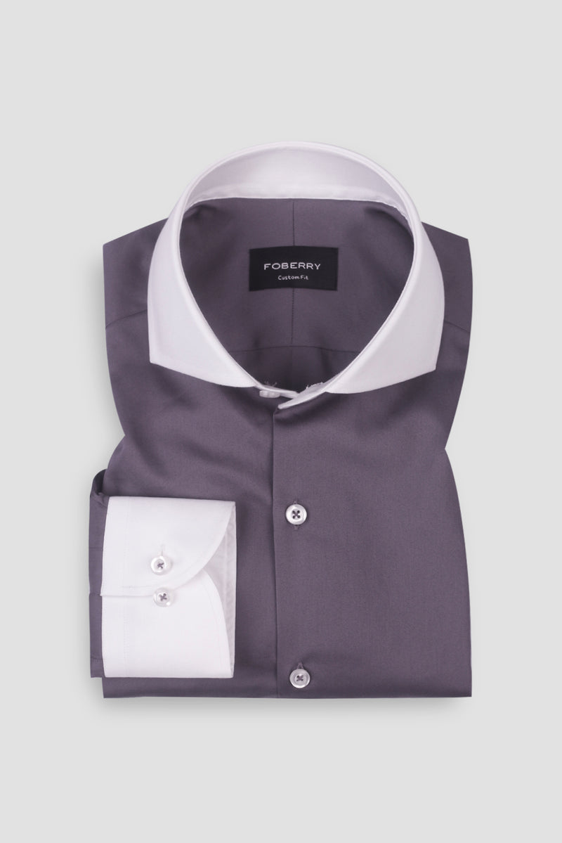 Light Mauve Egyptian Poplin Shirt