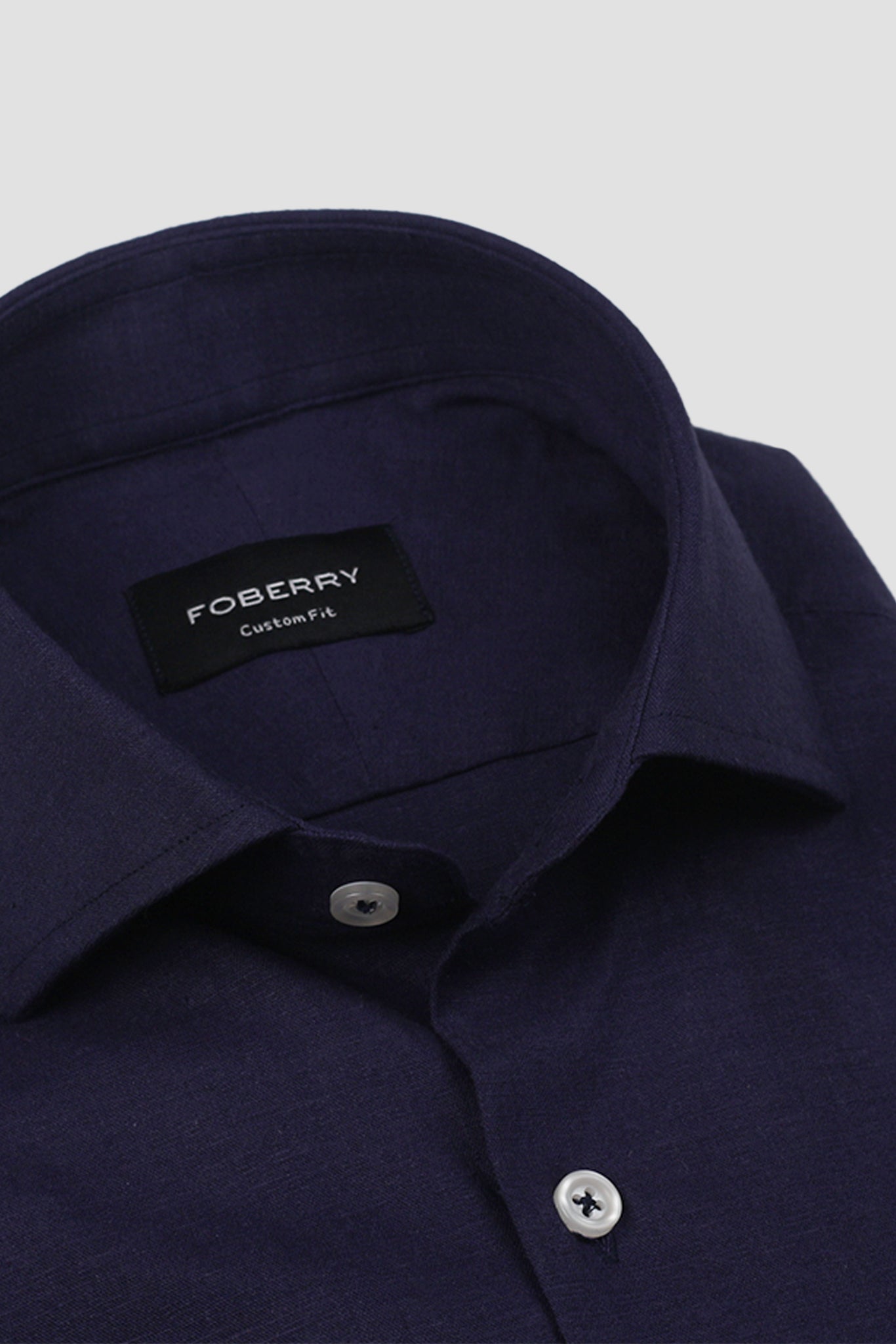 Purple Indigo Irish Linen Shirt