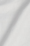 White Structured Linen