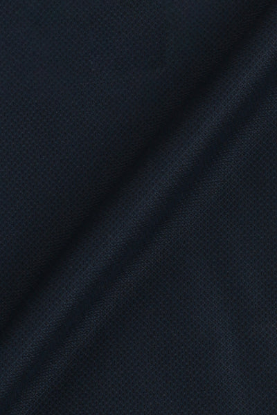 Crispy Navy blue Leno Weave