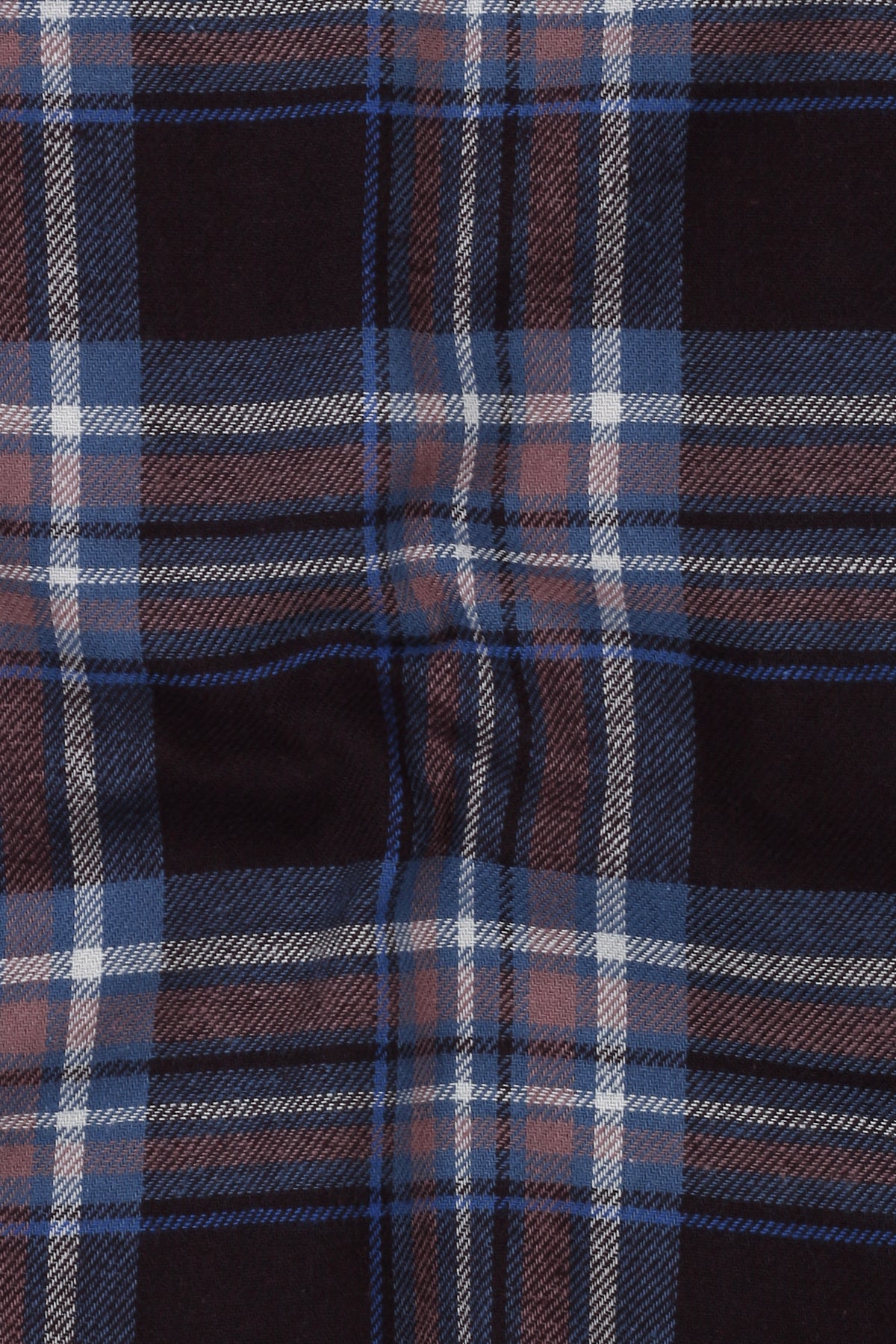 Brown & Blue Tartan Winter Flannel Shirt
