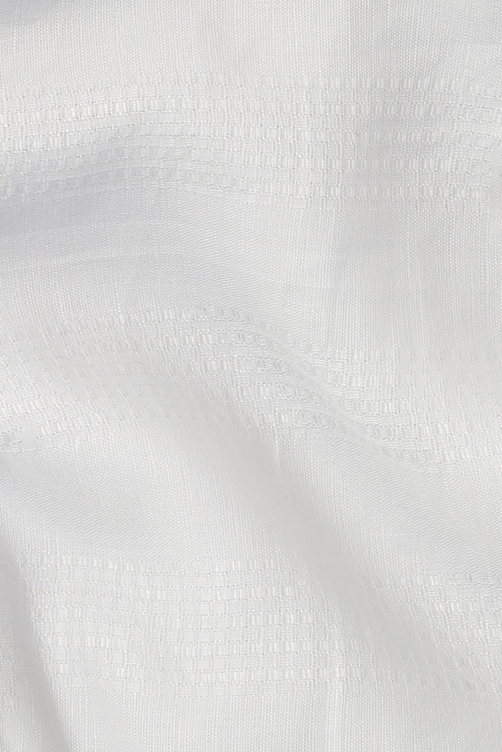 White Structured Linen
