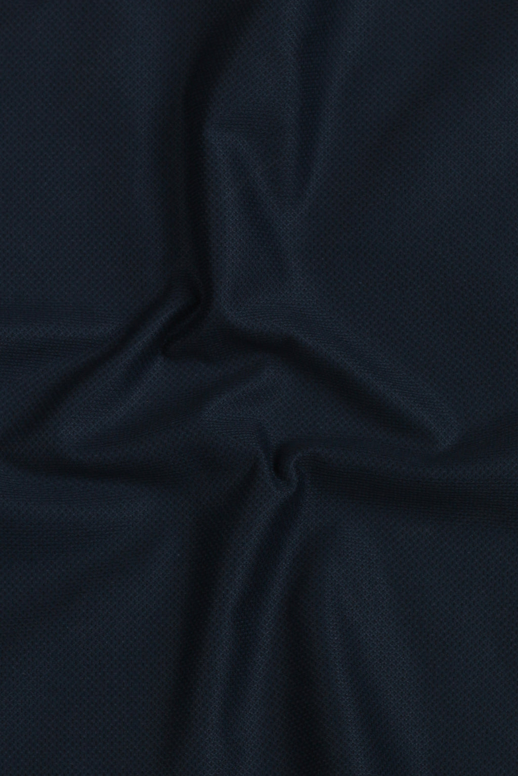 Crispy Navy blue Leno Weave Shirt