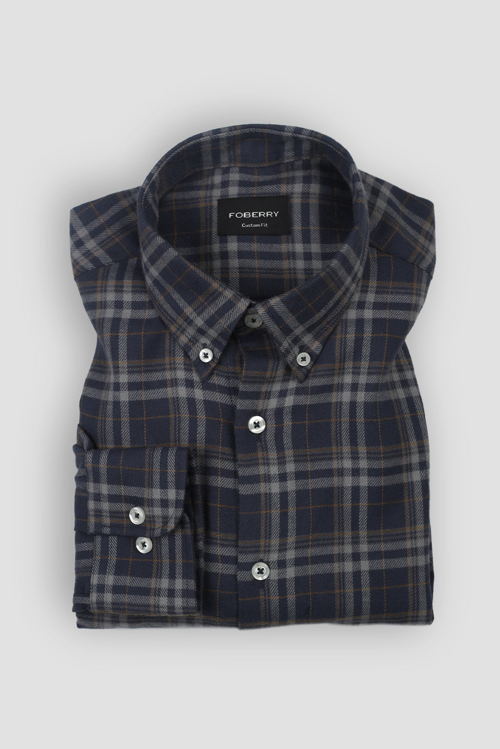 Aegon Mustard Tartan Winter Flannel Shirt