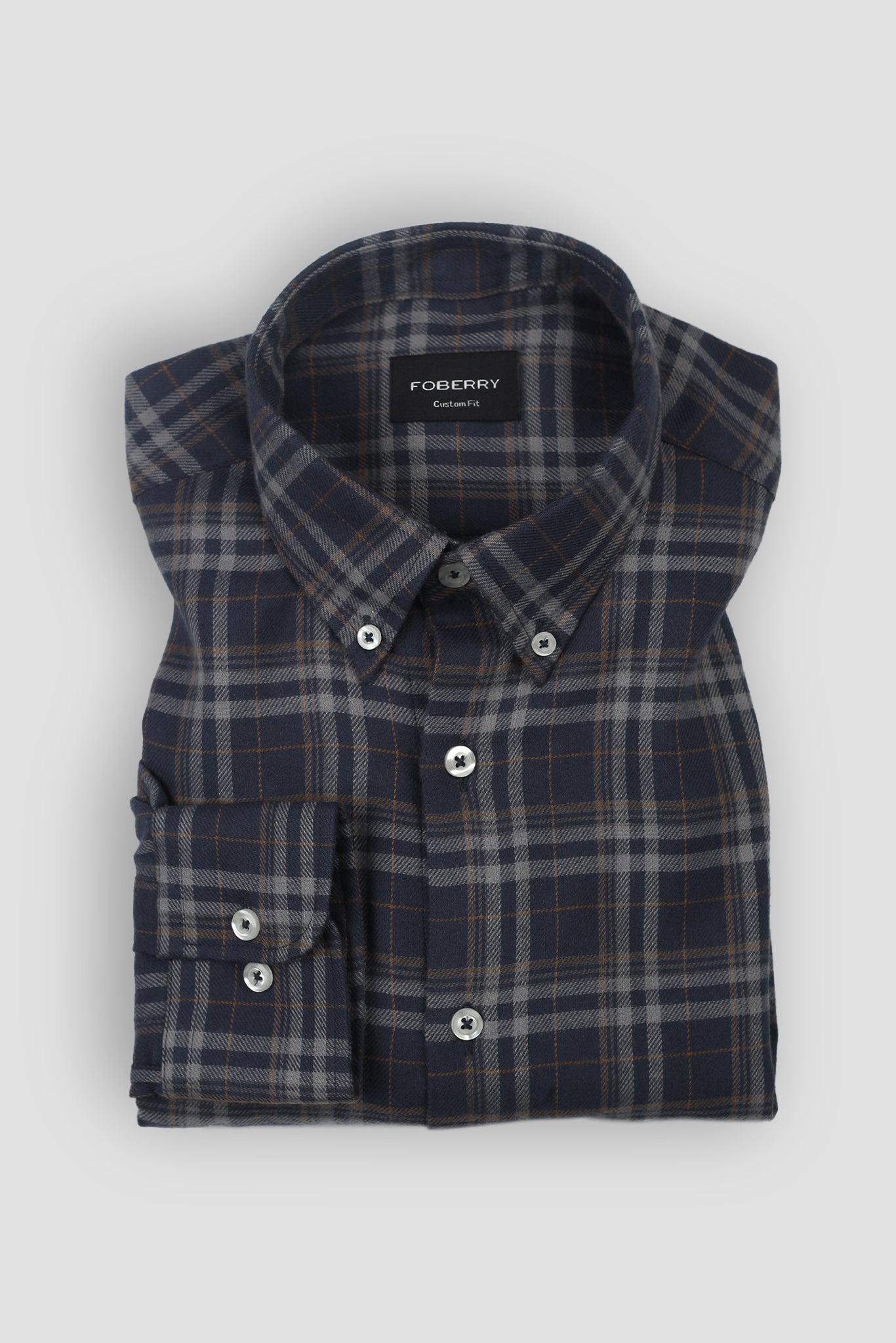 Aegon Mustard Tartan Winter Flannel Shirt