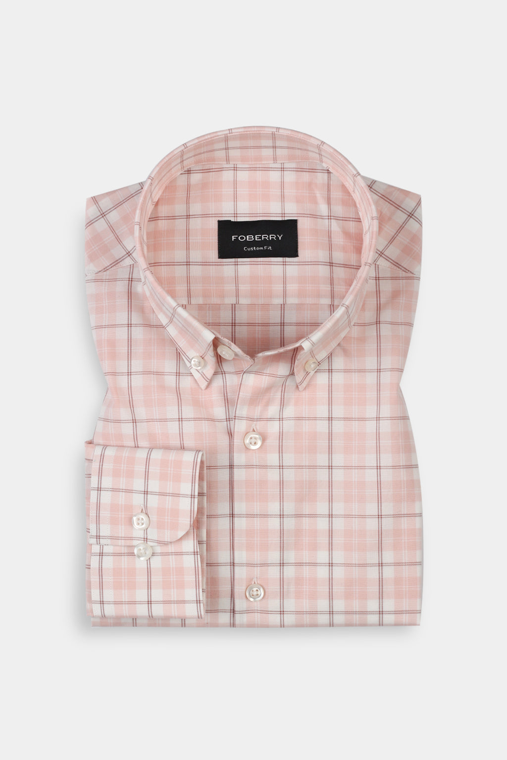 Peach Pink Madras Shirt