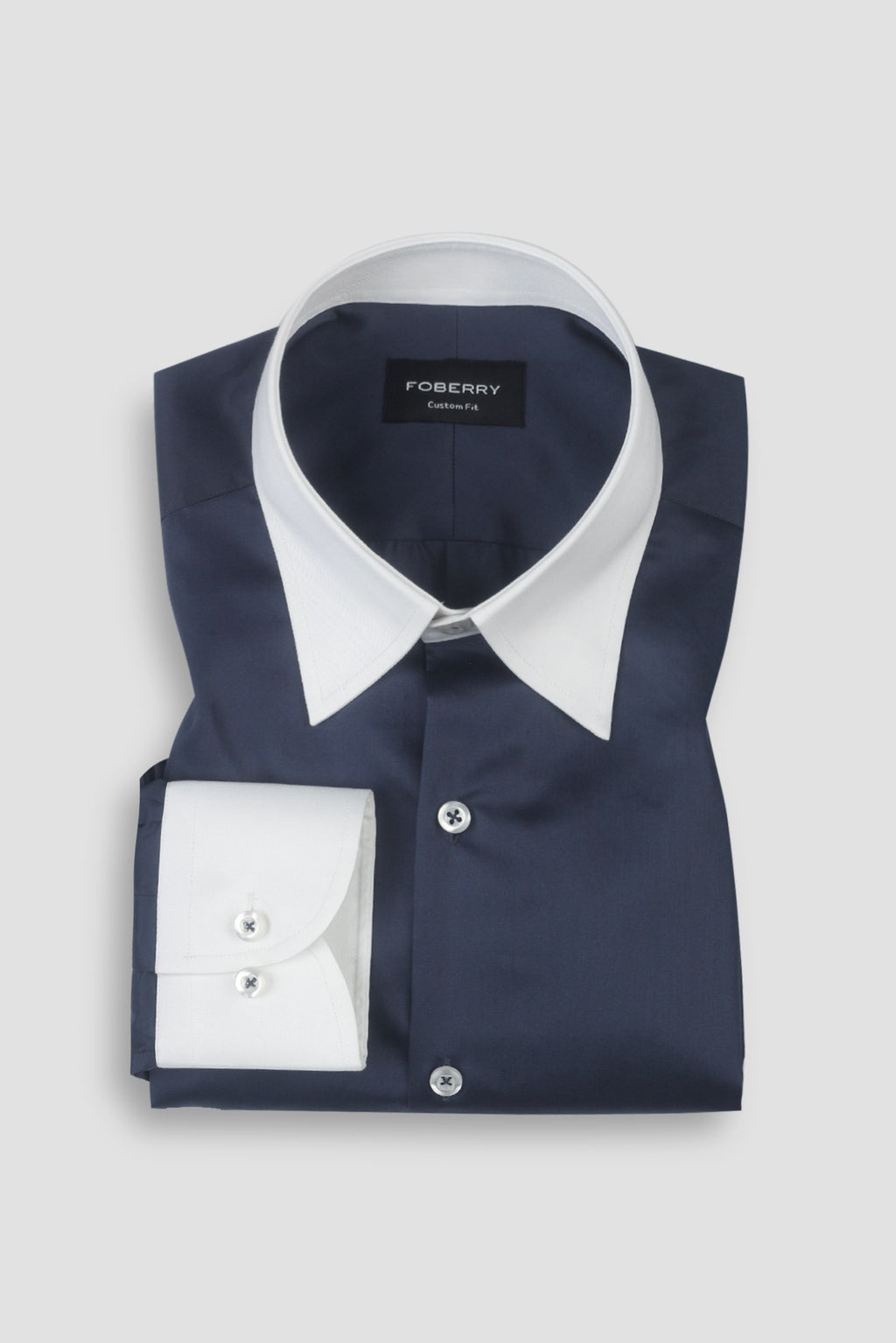 Slate Blue Egyptian Poplin Shirt