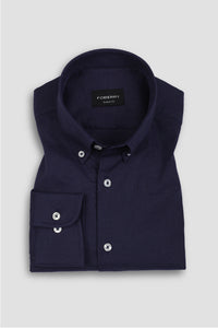Indigo Blue Linen Shirt