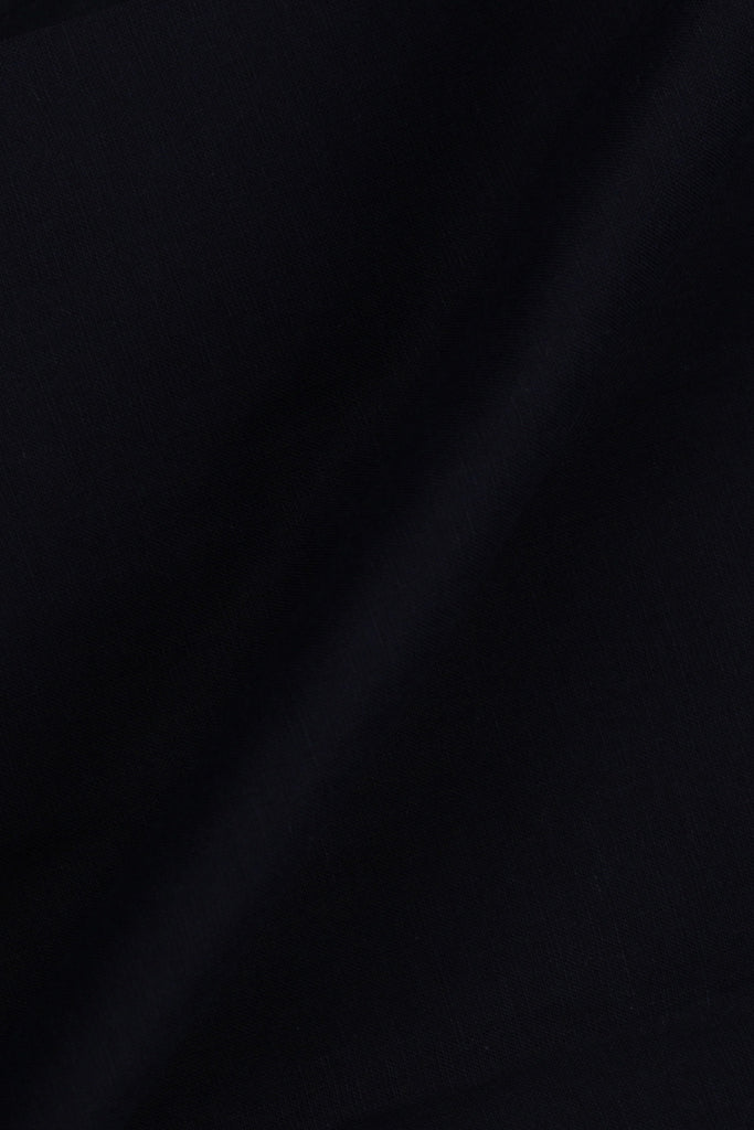 Deep Blue Viscose Linen