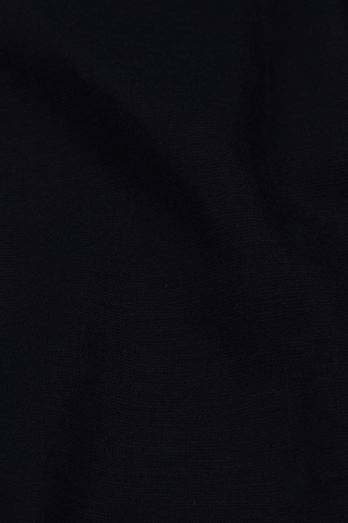 Deep Blue Viscose Linen