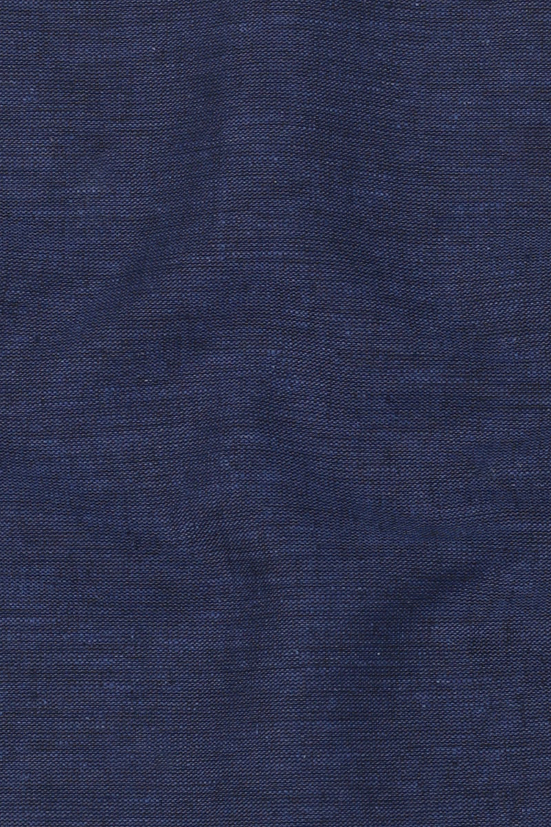 Soft Cobalt Blue Irish Linen Shirt