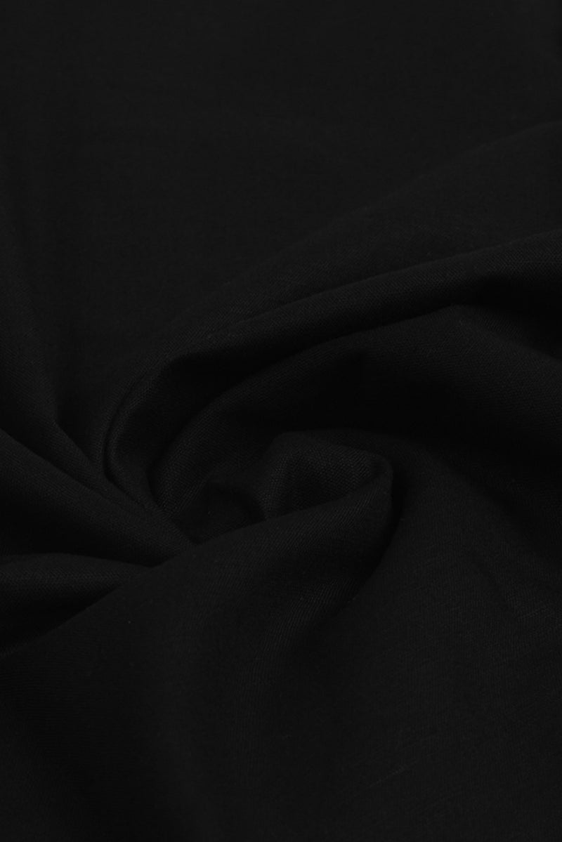 Black Linen Shirt