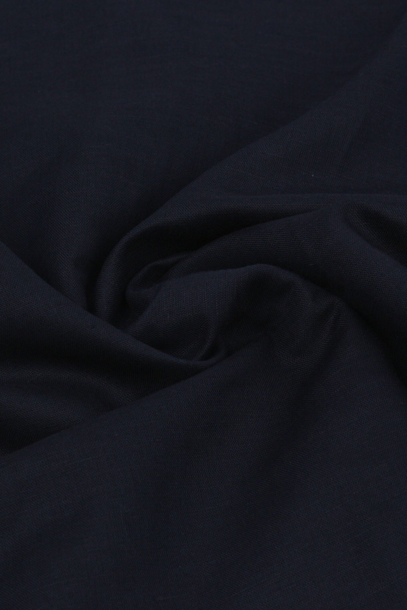 Midnight Blue Featherweight Italian Linen - Foberry Pakistan