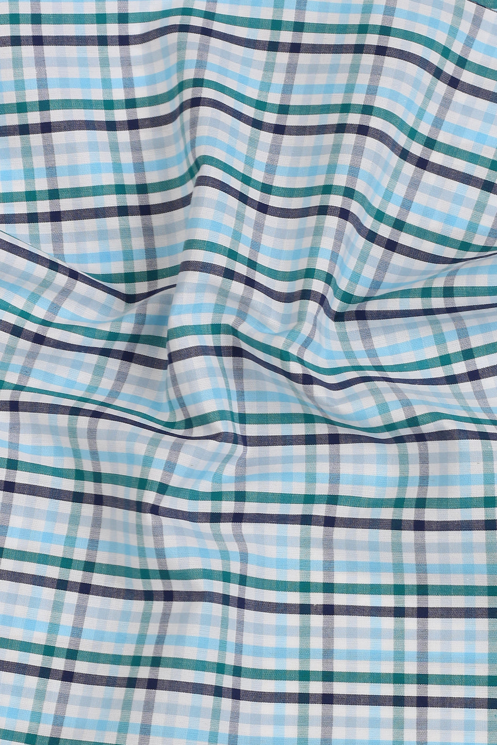 Soft Blue Green Gingham
