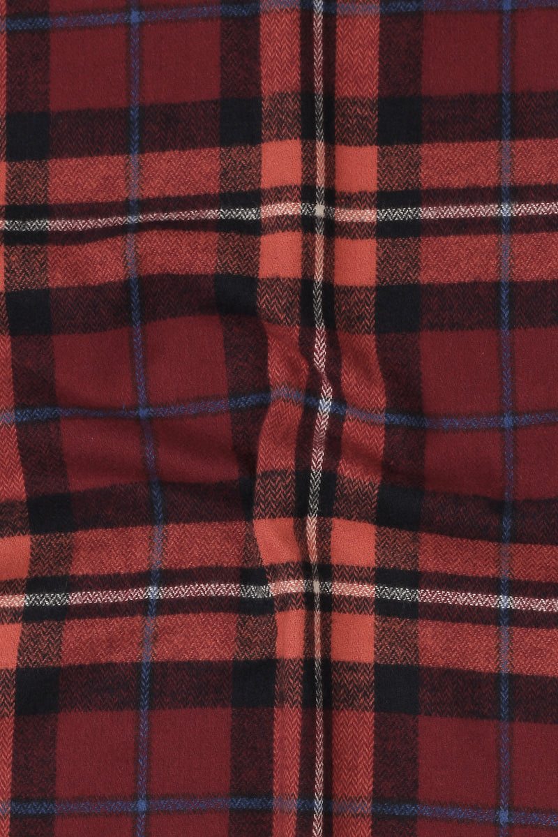 Multi Red Tartan Winter Flannel Shirt
