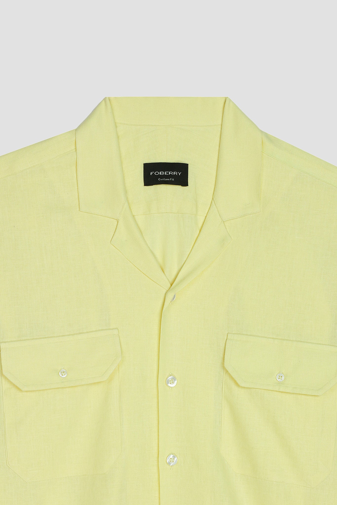Soft Yellow Irish Linen safari