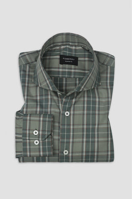 Forrest Green Plaid Shirt - Foberry Pakistan