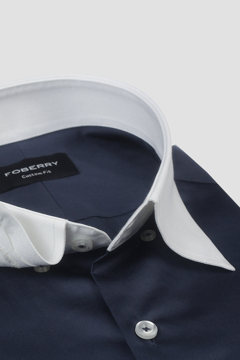 Slate Blue Egyptian Poplin Shirt