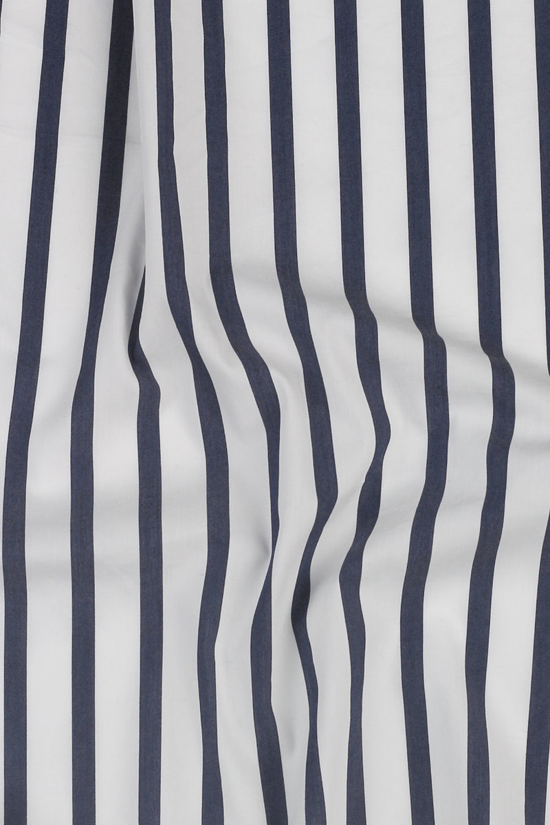 Bold Midnight Blue Striped
