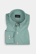 Teal Green Gingham Shirt