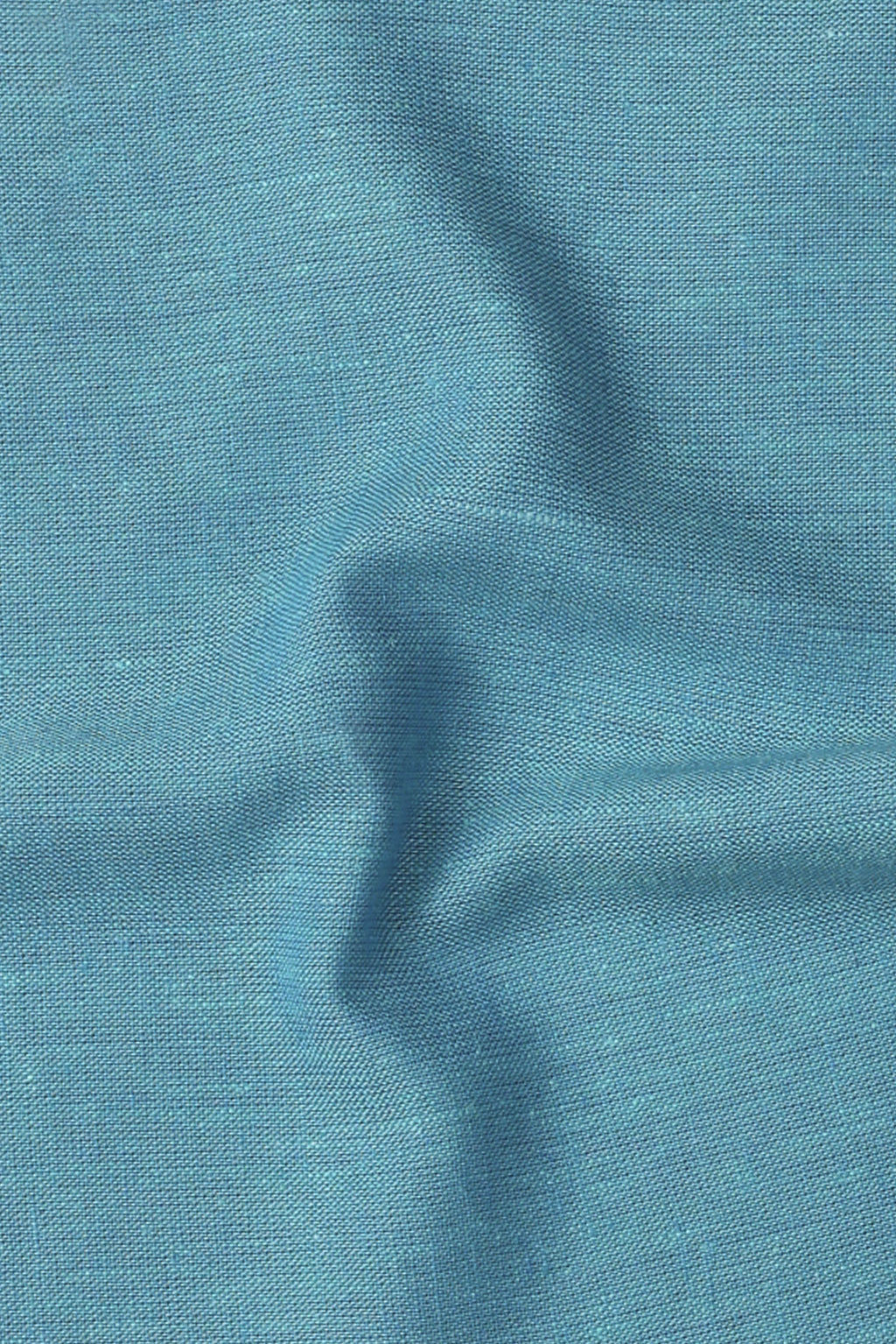 Cerulean Blue Irish linen