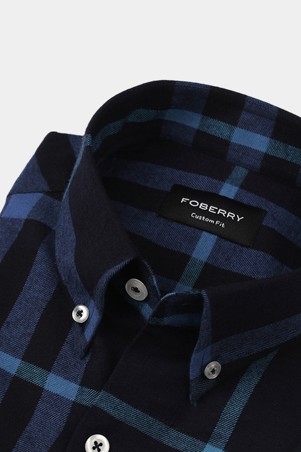 Dual Blue Plaid Winter Flannel Shirt