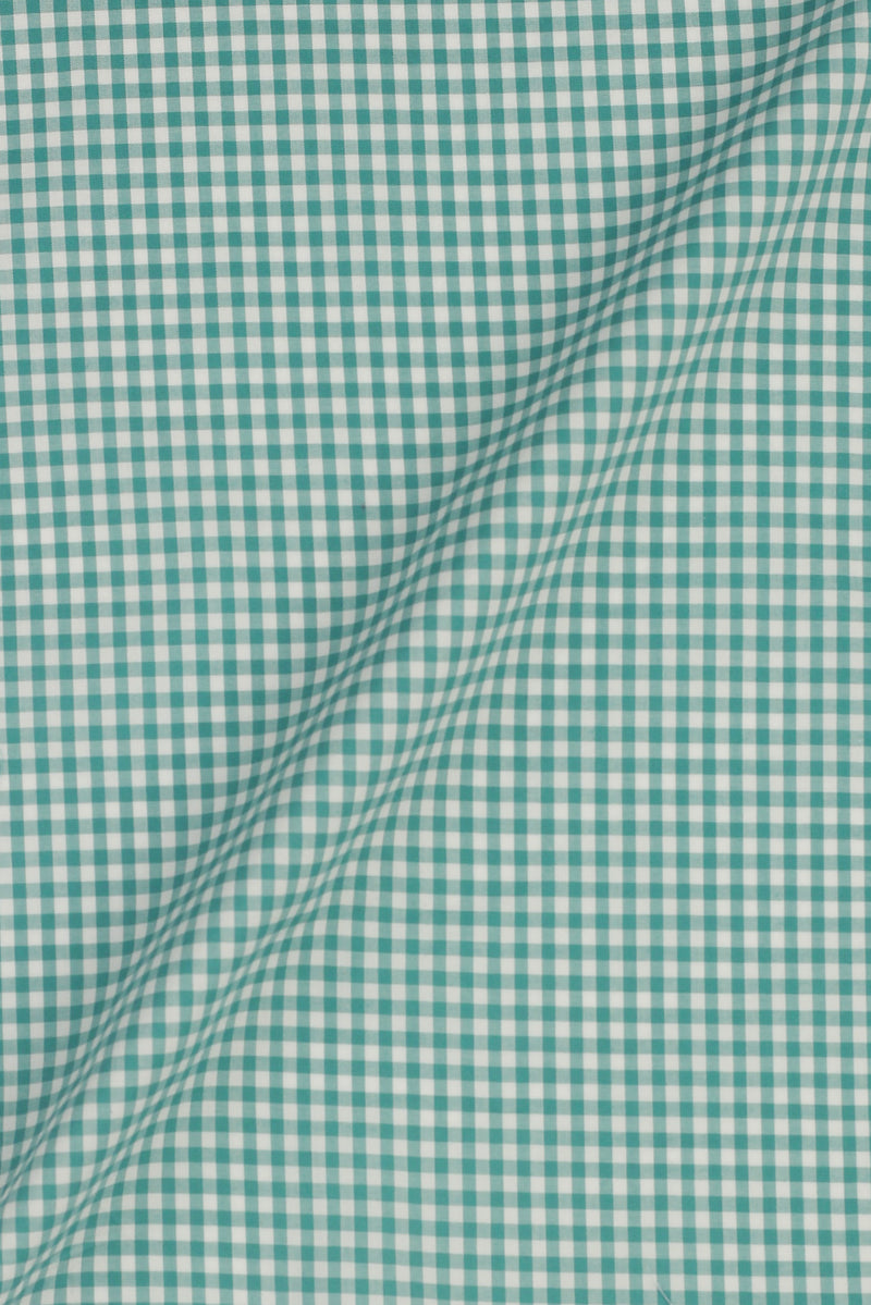 Teal Green Gingham