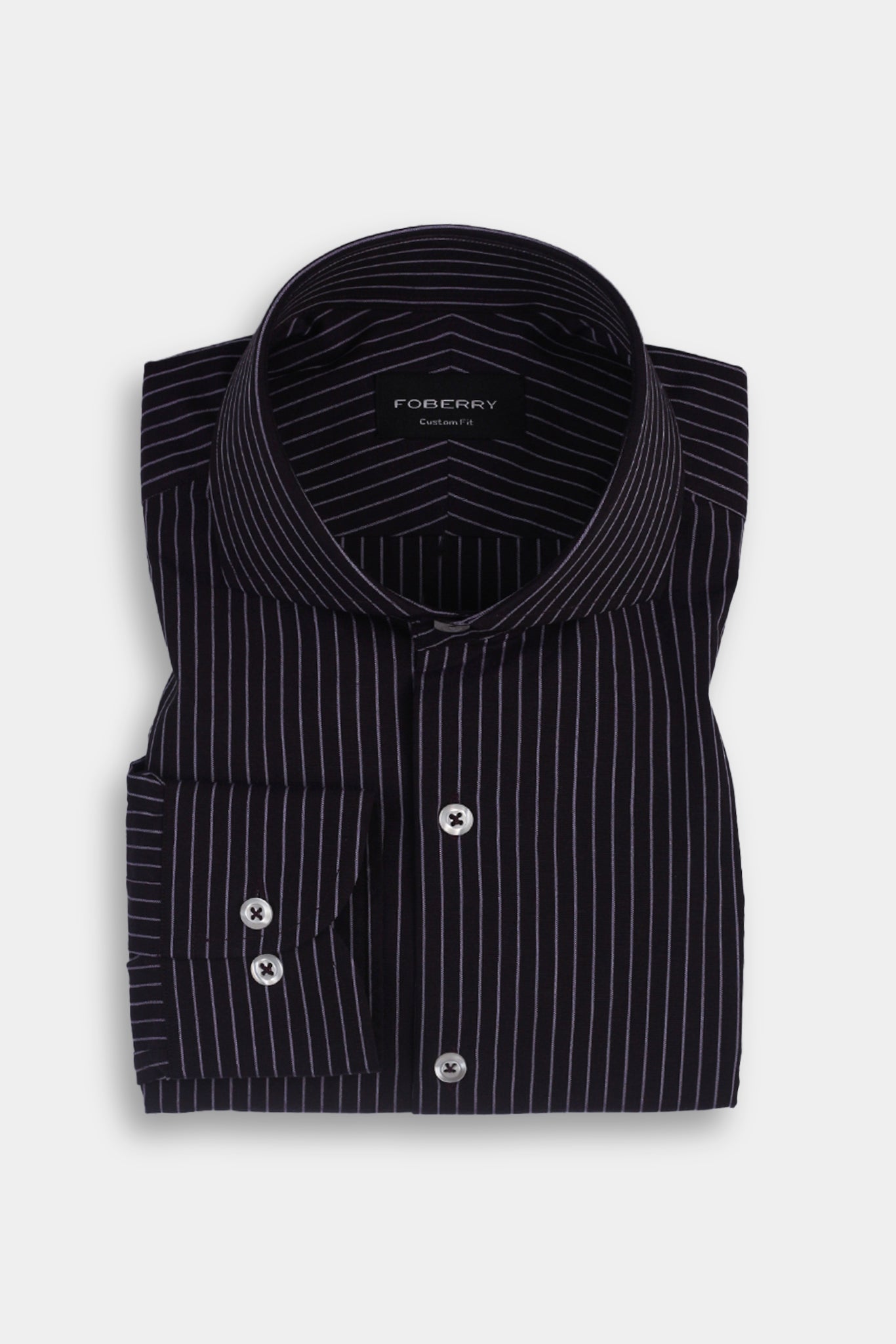 Indigo Chalk Striped Shirt