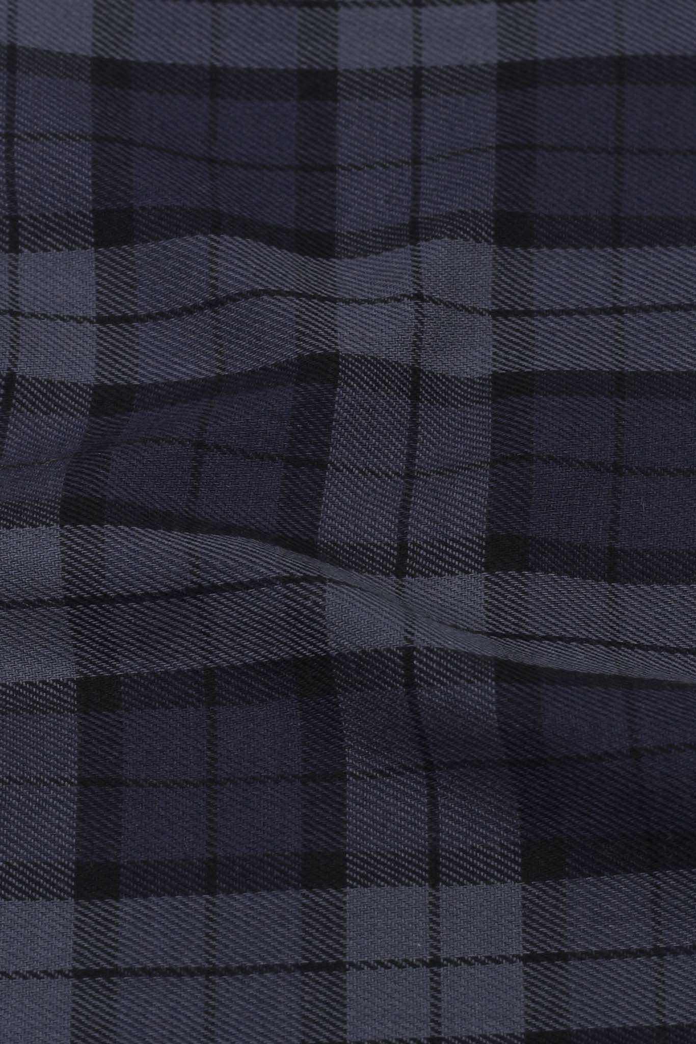 Muave Blue Tartan Winter Flannel