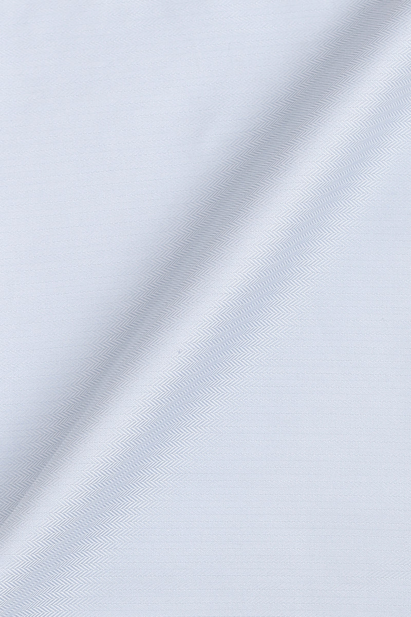 Sky Blue Egyptian Herringbone