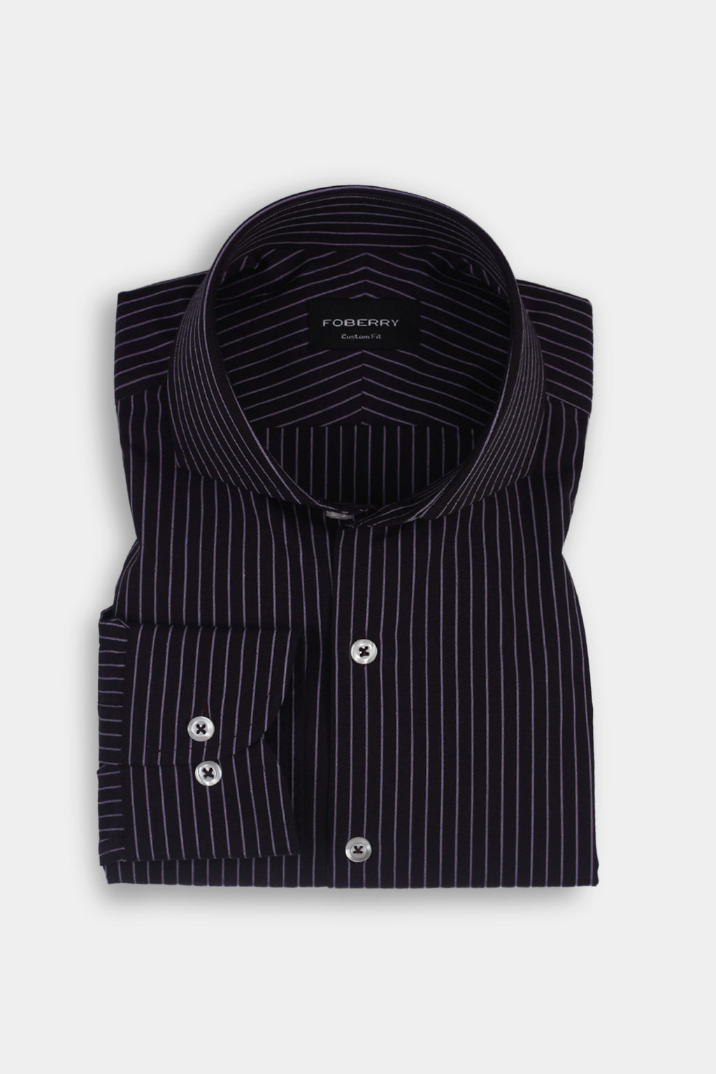 Indigo Chalk Striped Shirt