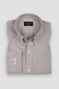 French Beige Oxford Shirt