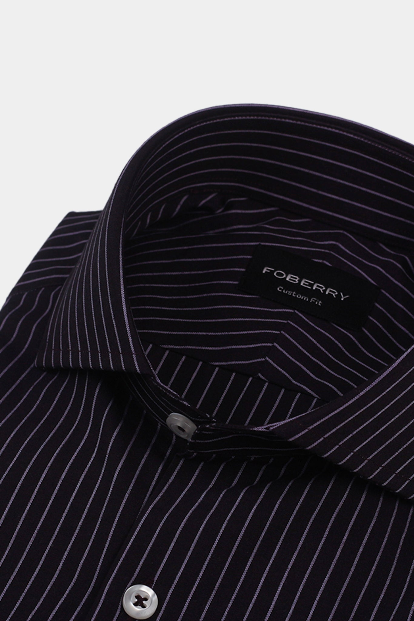 Indigo Chalk Striped Shirt