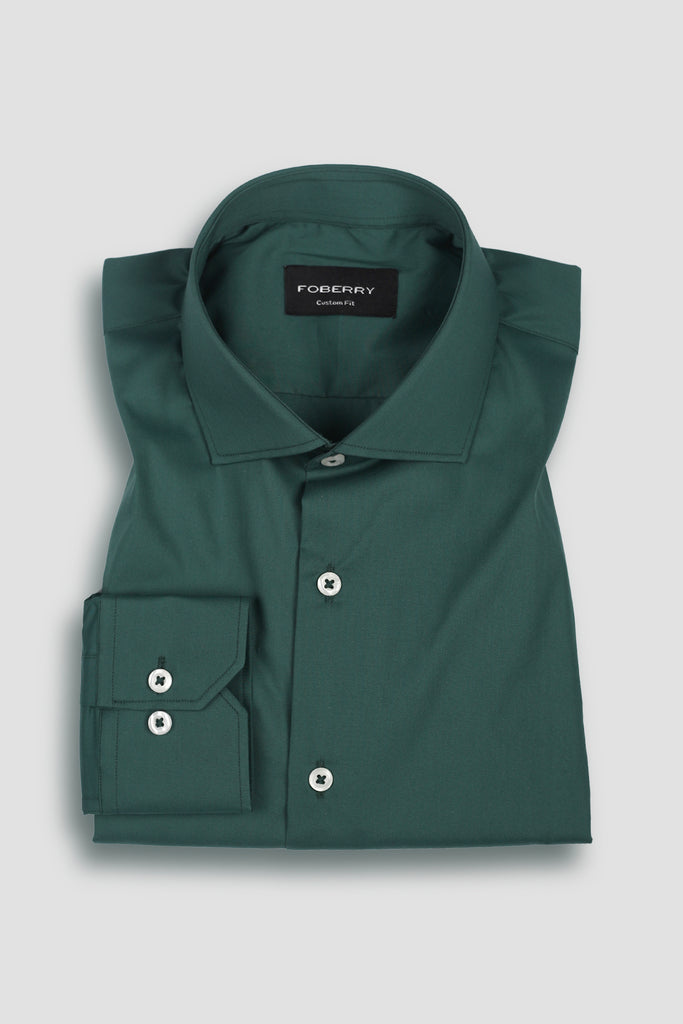 Dark Green Performance Stretch Shirt
