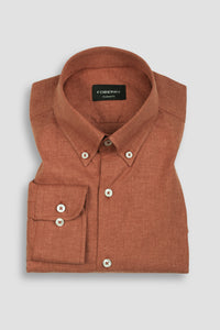 Sienna Brown Linen Shirt