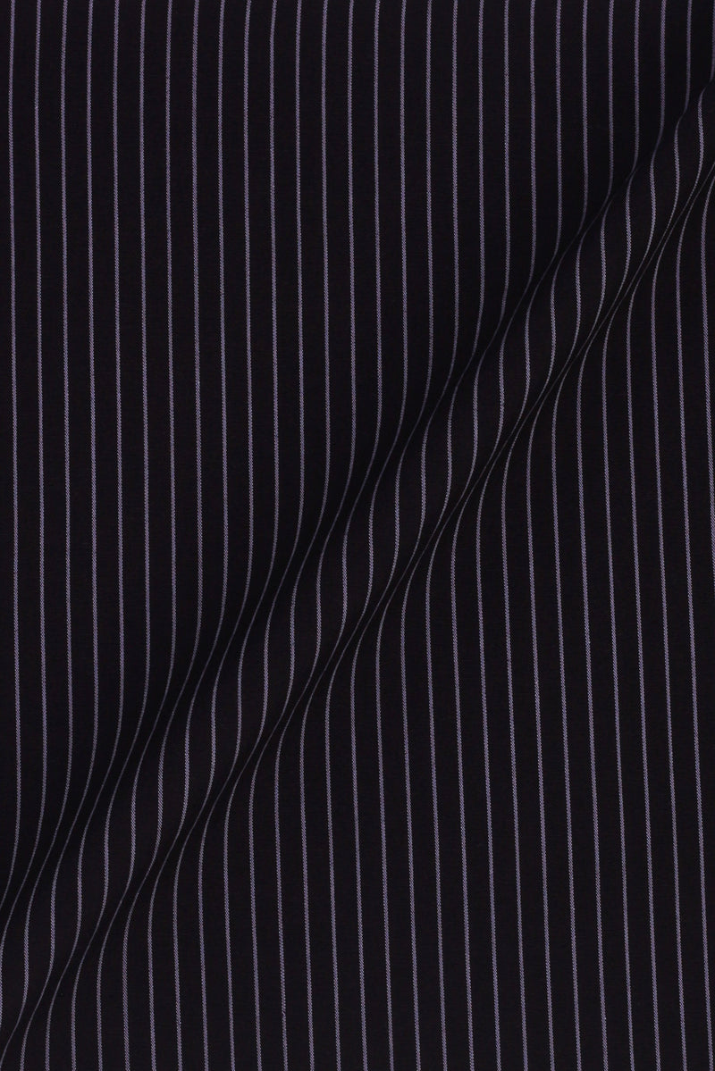 Indigo Chalk Striped
