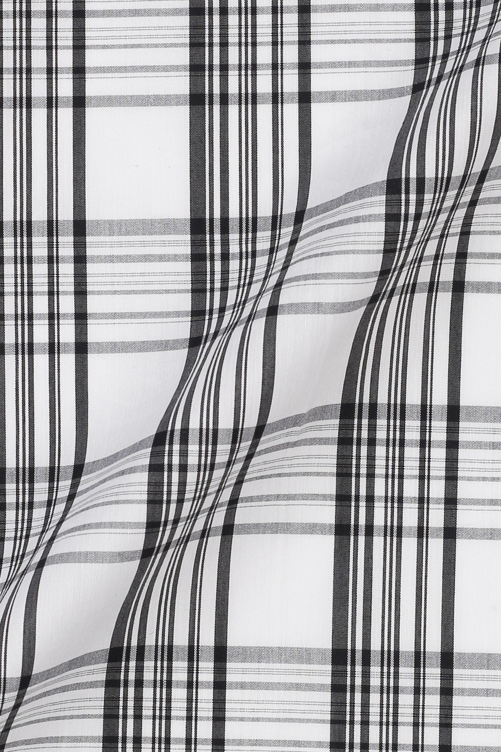 Soft Black & White Tartan