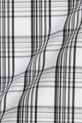 Soft Black & White Tartan