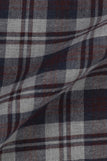 Soft Burnt Burgundy Tartan Winter Flannel
