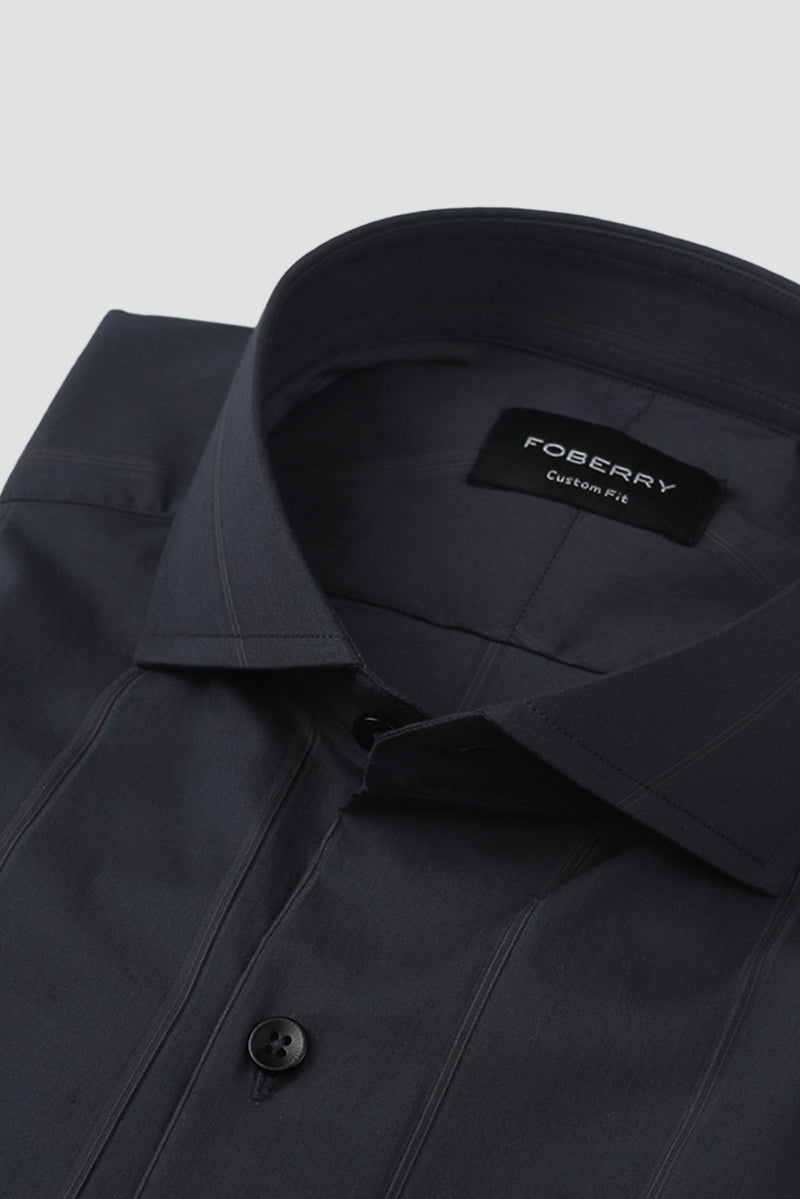 Persian Blue Dual Striped Shirt