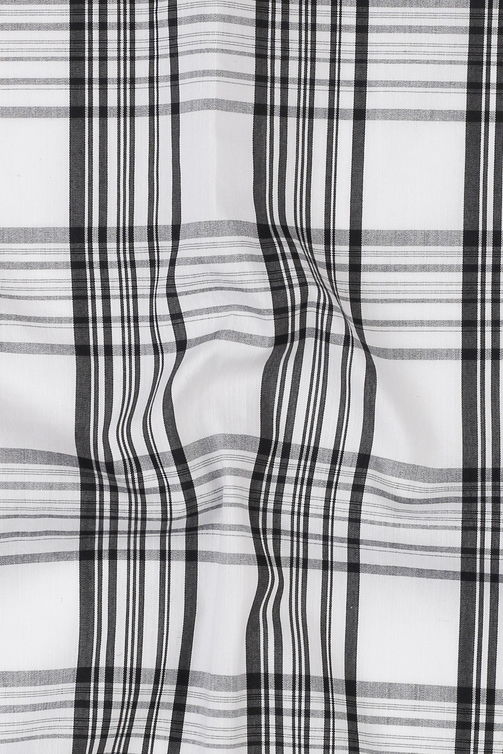 Soft Black & White Tartan