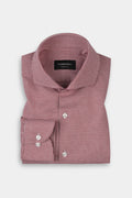 Soft Maroon Houndstooth Shirt