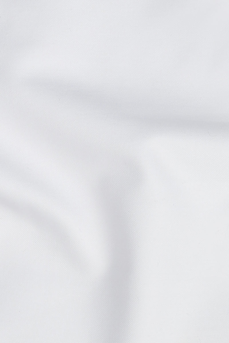 White Twill Stretch Cotton