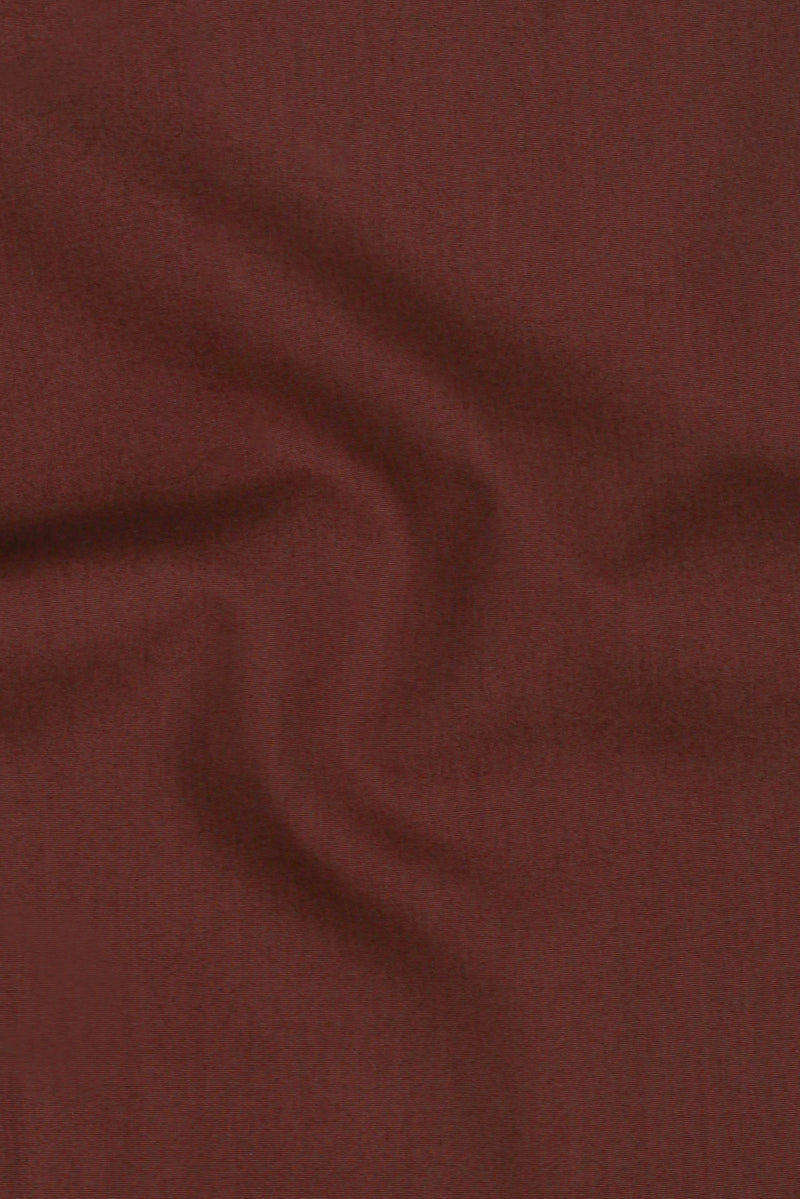 Brown Egyptian Poplin Shirt