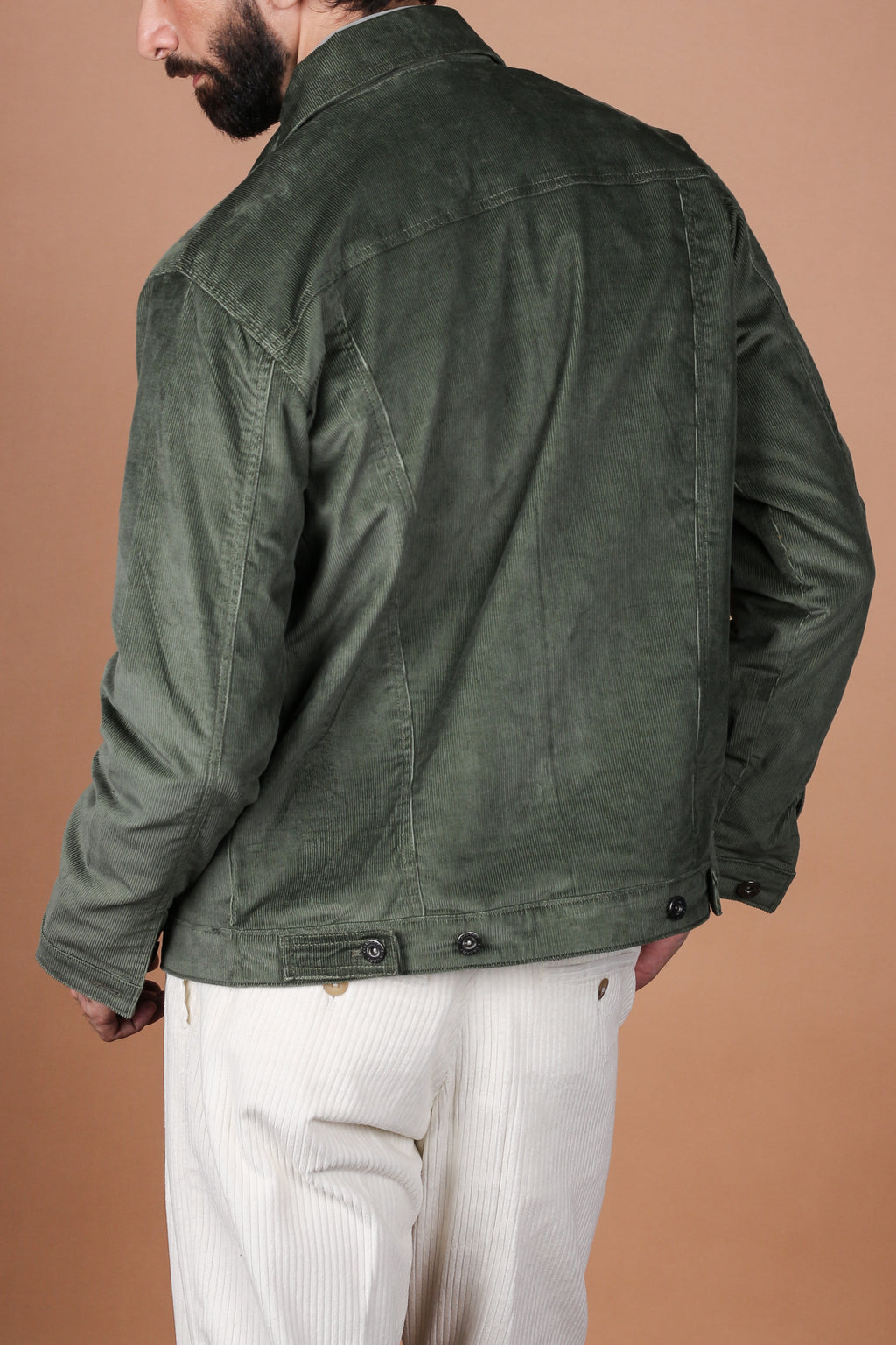 Hunter Green Corduroy Jacket - Foberry Pakistan