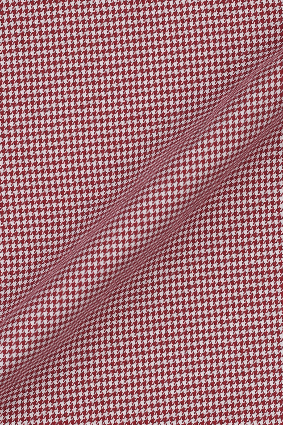 Soft Maroon Houndstooth Shirt