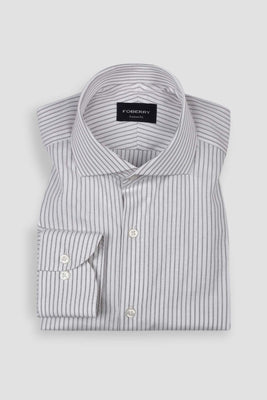 Black Egyptian Pinstripe Shirt